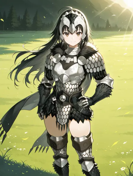 Monster Hunter (world) - Bazel Armor - Alpha (バゼル装備) illusXL