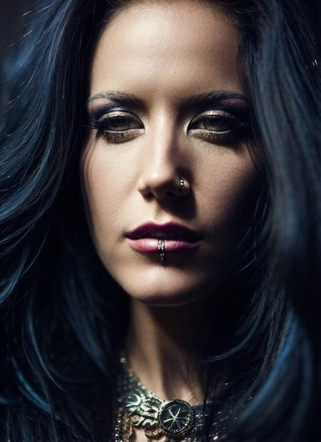 analog style, modelshoot style, close up portrait of sks woman wearing a post-human civilization living in virtual worlds, bold, dark colours, <lora:epiNoiseoffset_v2:1>, <lora:locon_alissawhitegluz_v1_from_v1_64_32:1.25>