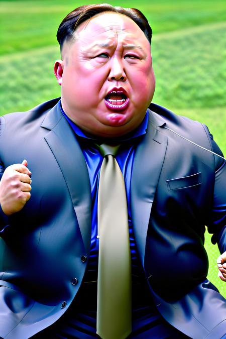 alex_jones cosplaying as kim jong-un, best quality