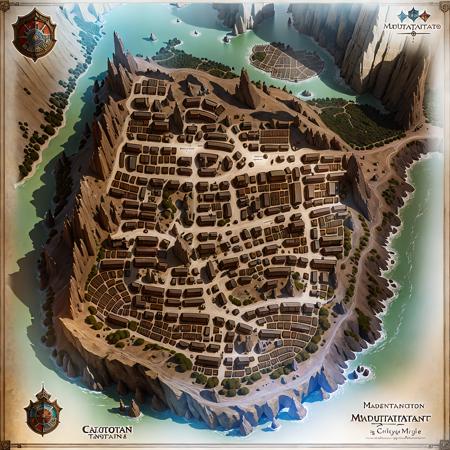 Fantasy City Map Generator ai generated images - 88stacks