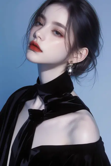 female portrait 比较拽的女性人物肖像