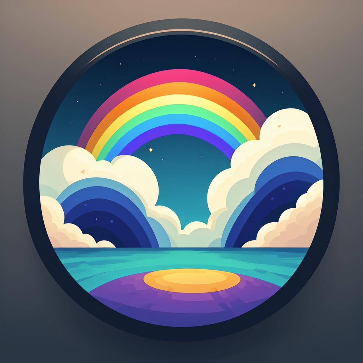 Round Logo, icon, avatar - Style image by ImJohnJohn