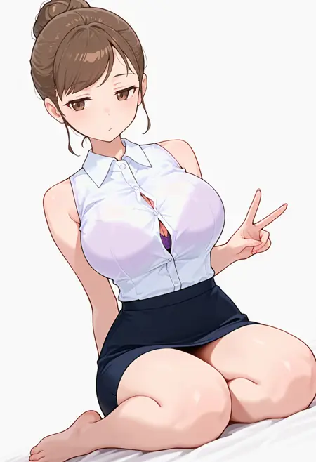 Sugihara Anri | Koumi-jima Shuu 7 de Umeru Mesu-tachi