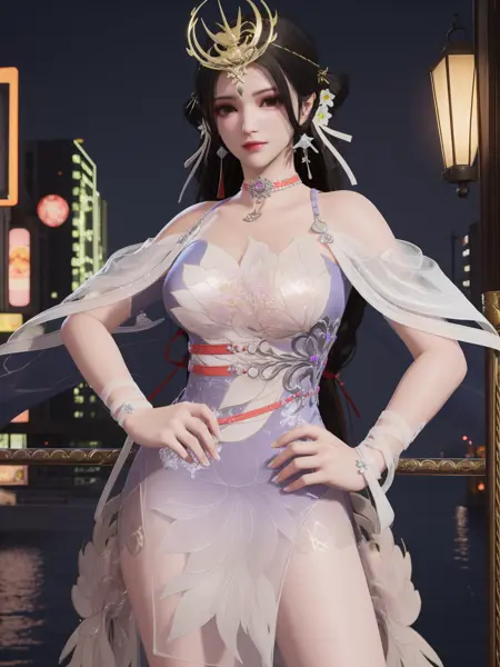 永劫无间_殷紫萍_智绘-萍之缘_Naraka: Bladepoint_Ziping Yin