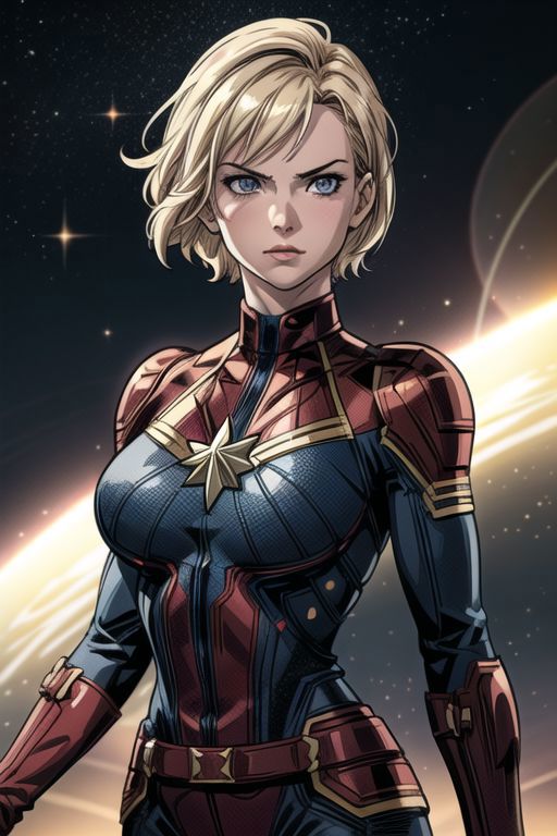 Captain Marvel (Marvel Comics) LoRA image by R4dW0lf