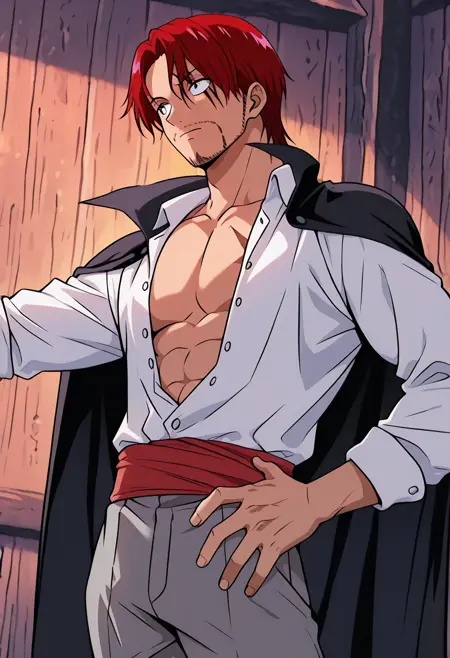 Shanks - シャンクス - East Blue Saga - Foosha Village Flashback (One Piece)