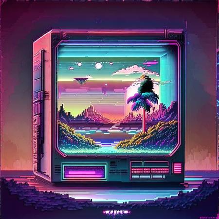 (retrowave:1)