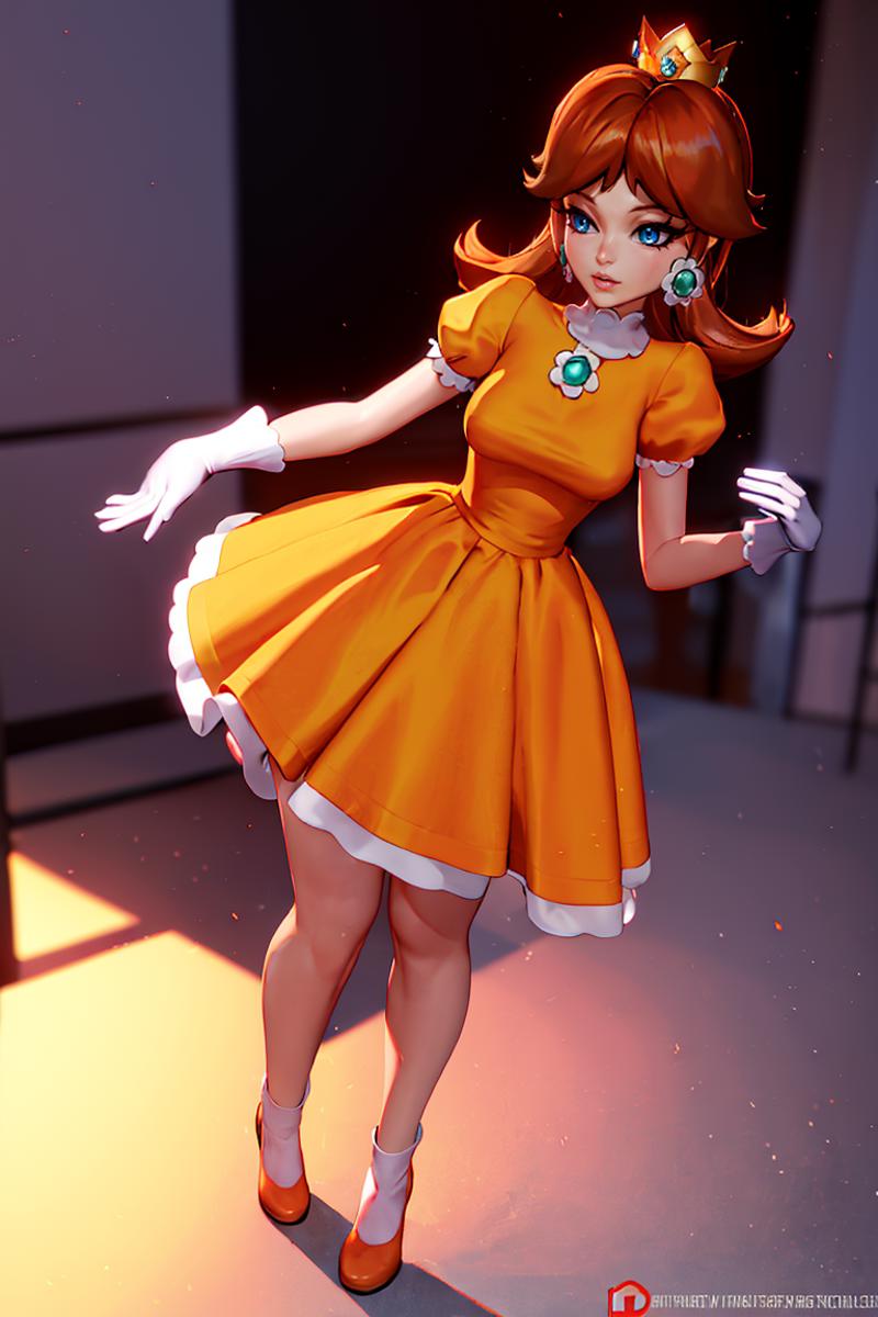 Princess Daisy (デイジー姫) - Super Mario Bros - COMMISSION image by CitronLegacy