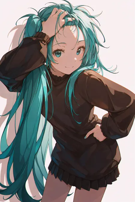 (IL Pose) Hand In Own Hair (pushing bangs back / bangs lift) | 掀刘海 / 发胶手