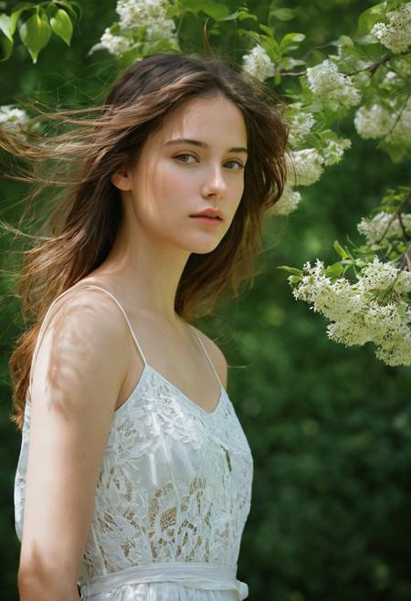 1girl, solo, portrait, Thou, more lovely than summer's day, endures in love's eternal verse, transcending mortality's shadows with never-fading charm, summer, lovely, temperate, winds, buds, lease, hot, eternal, fade, possession, death, shade, eternal, lines, time, life,extremly detailed