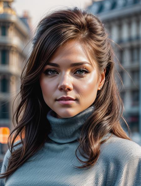 beautiful woman (The 100 octavia:.99), beautiful hair, winter Paris, elegant, snowing, natural skin texture, (fashionable fur coat), (((turtleneck))), sunset, cute smile, 24mm, 4k textures, soft cinematic light, adobe lightroom, photolab, hdr, intricate, elegant, highly detailed, sharp focus, ((((cinematic look)))), soothing tones, insane details, intricate details, hyperdetailed, low contrast, soft cinematic light, exposure blend, hdr, faded, <lora:more_details:.6>, <lora:wowifierV3:.6>