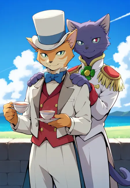 The Cat Returns | 猫的报恩 - The Baron 男爵 & Prince Lune 月牙王子