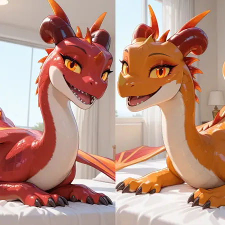 Cinda & Laburn/Fire Fury (HTTYD: Rescue Riders) [PonyXL/Illustrious]