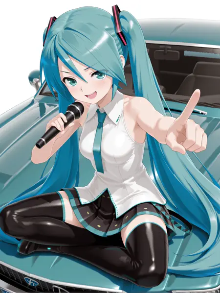 【Illustrious】Lat式初音ミク 【MMD】 (Lat-type-Hatsune-Miku)