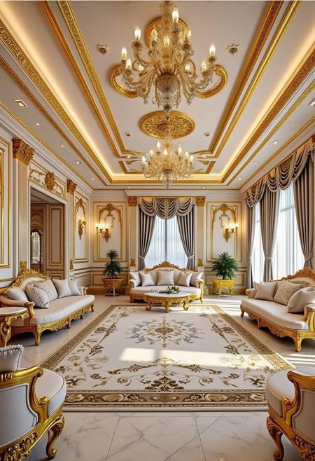 A_Luxurious Interior Design_Villa Scene Generation v1.0