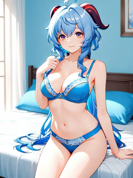 Blue Lingerie