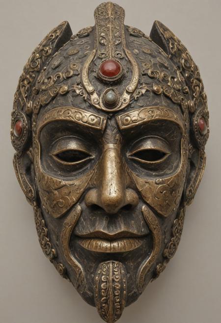 (masterpiece:2.0), best quality, many stone, stoen mask