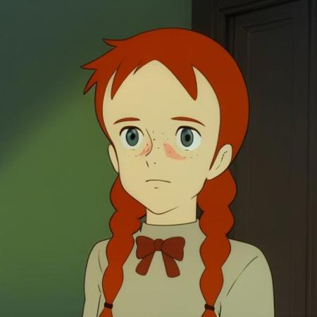 Annn2 red hair freckles twin braids