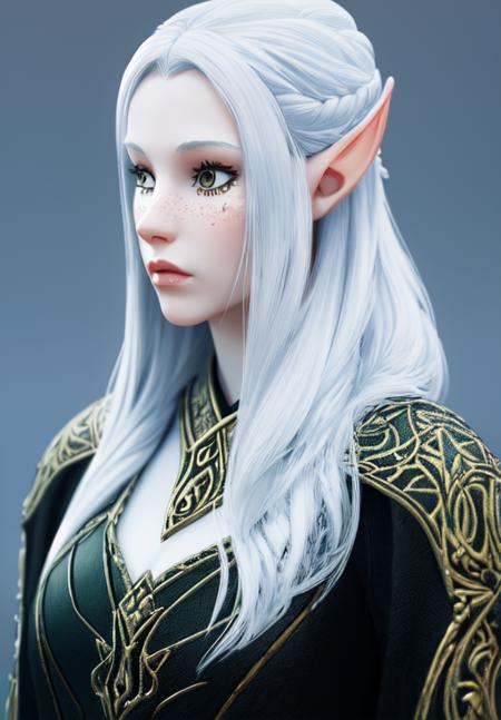 a woman, sfw, <lora:Snow_Elves-Female:0.8>, Snow_Elves-Female, 1girl, solo,, porcelain skin, diamond body, smooth, clear skin, (masterpiece, best quality, absurdres, detailed, ultra-detailed:1.3), gorgeous, (trending on CGSociety, trending on pixiv, contest winner:1.3)