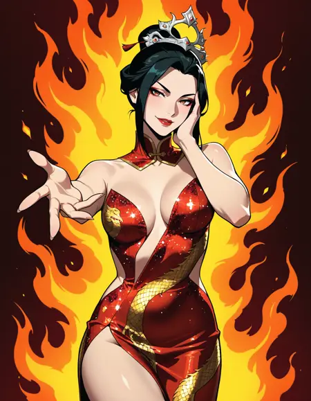 Lava Dress Redux | Mrs Universe 2018 | ILXL