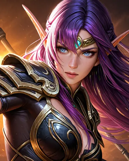 World of warcraft art style