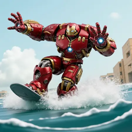 Hulkbuster Armor - Iron Man - Flux1.D & SDXL