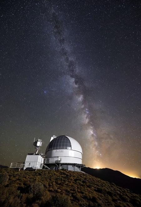 El Leoncito Telescopic Observatory in El Leoncito National Park, San Juan Province, an ideal place for observation with nights of deep darkness, without pollution, cloudless 270 to 300 days a year, low humidity. The telescope, 2.15 m in diameter and installed at an altitude of 2,552 m, is used by researchers for several programs: the origin of stars, the chemical evolution of the galaxy, the speed of the galaxy's retreat, the Magellanic Clouds, the closest galaxies to Earth. In the same province, the Félix Aguilar Observatory has discovered several asteroids with its Carlos Cesco astronomical station, located at an altitude of 2,348 m.