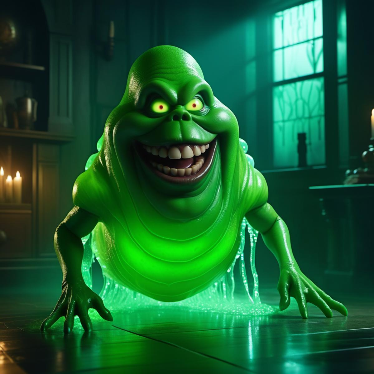 Slimer - Ghostbusters - SDXL image by PhotobAIt