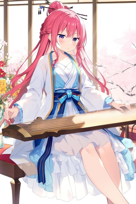 guzheng   古筝 starry&animagine3.1