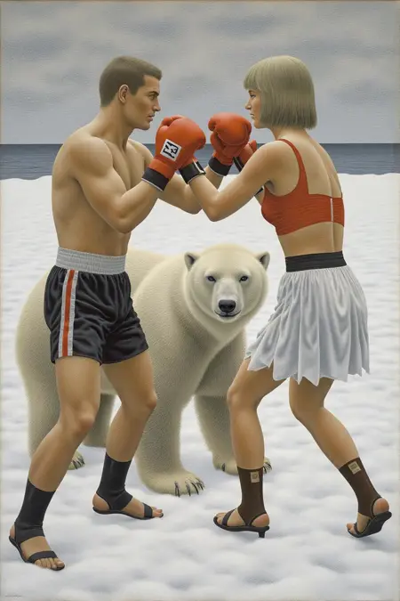 Canadian Realist: Alex Colville Stylized Realism/Figurative Painting Style