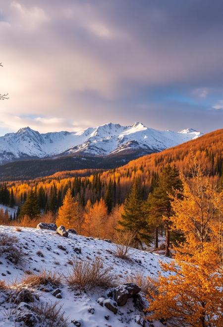 December landscape.