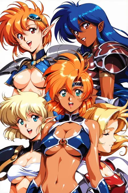 [PONY XL] Urushihara Satoshi/漆原智志 《Langrisser》/《梦幻模拟战》 《フロントイノセント》/《Front Innocent》 - Artist Style