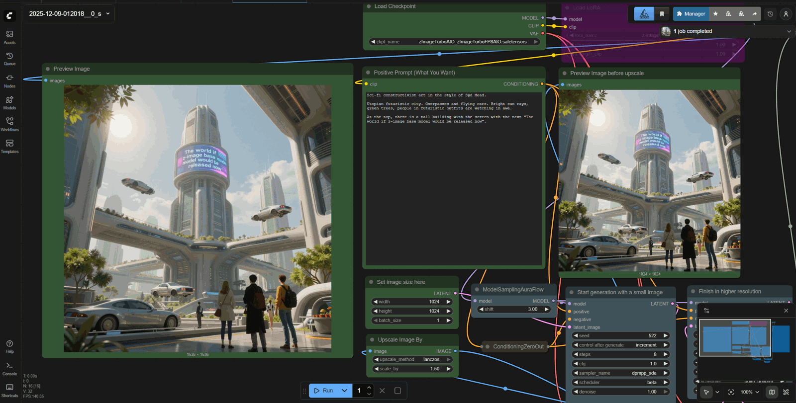 Simple and fast Z-Image HiRes workflow