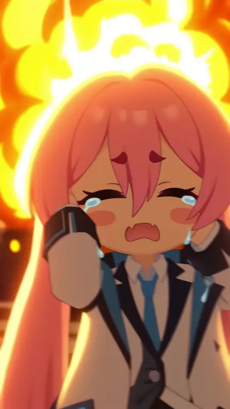 blue archive chibi style