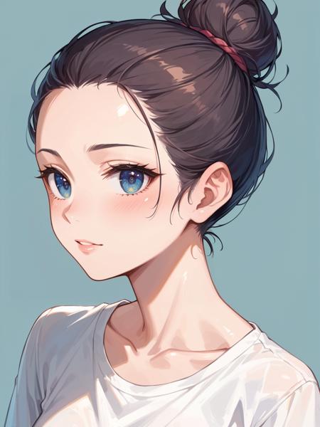 single hair bun