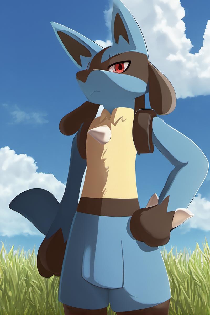 Lucario for SDXL image by jhurlop