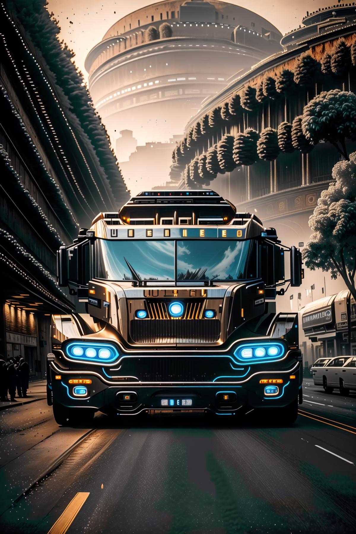 Futuristic Truck Generator Concept image by DeViLDoNia