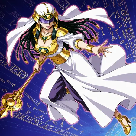 [YUGIOH] [Yu-Gi-Oh!] [Duel Card Character] [Gravekeeper's Priestess] [墓守の巫女] [Illustrious] [IL]