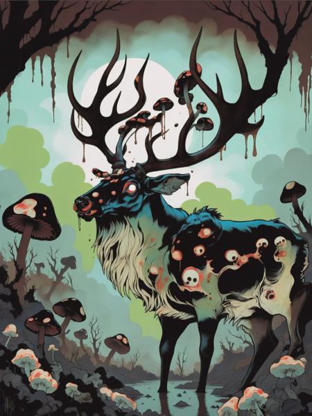 Evil Animals Illustration v1.0 SDXL