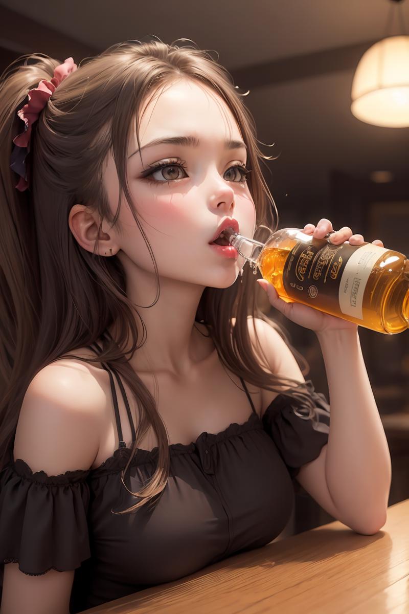 Chugging Bottles | Concept LoRA image by MarkWar