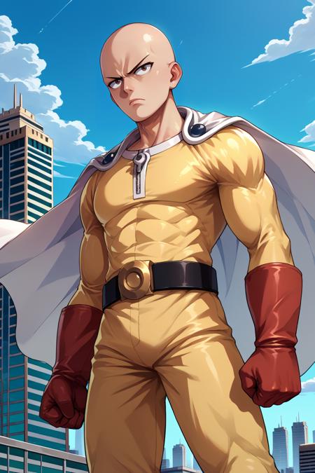Saitama サイタマ | One Punch Man | 2 Outfits [Pony XL] v1.0