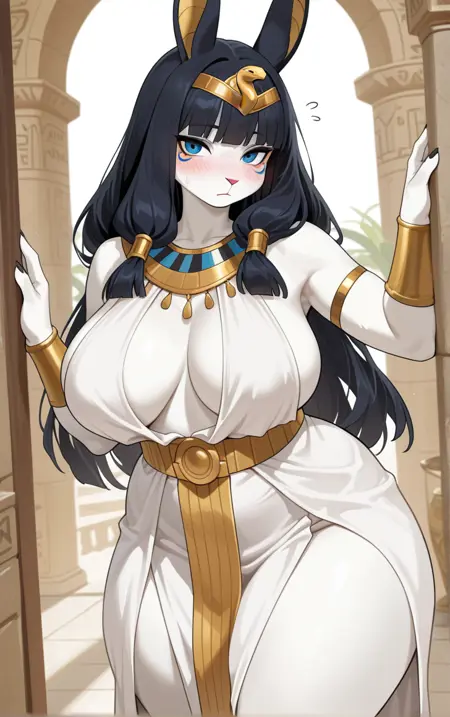 Princess White Bunny - Desert Furry Collection 1 : Egyptian Edition (Illustrious)