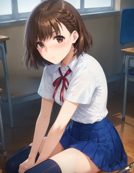 Serizawa Yukiha - Toshoshitsu no Kanojo (図書室ノ彼女～清楚ナ君ガ堕チルマデ～)