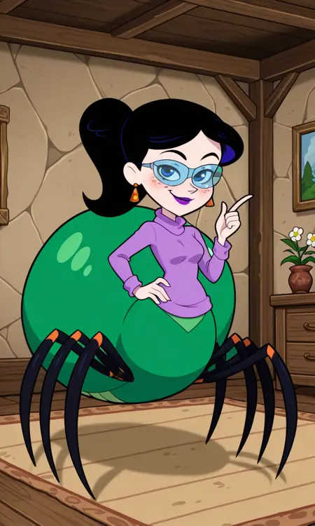 Velma Green the Spider Queen -HS ver.- (The Grim Adventures of Billy & Mandy) | Illustrious
