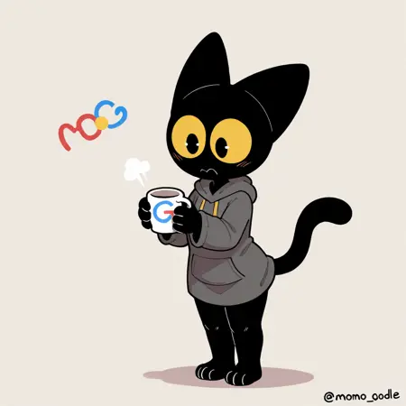 Momo google doodle ( Illustrious )