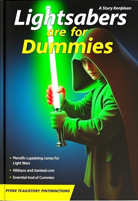 "Lightsabers are for dummies" book