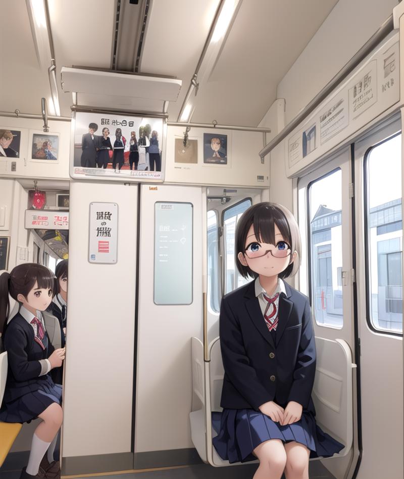 JR East E233-1000 series / train interior SD15 image by Yumakono