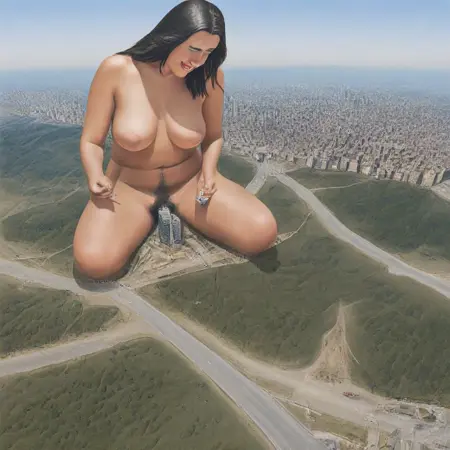 Giantess (Realistic Collage)