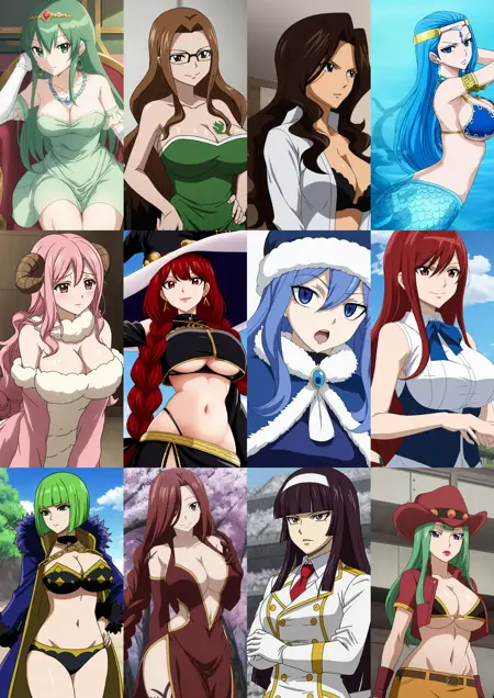 Fairy Tail Girlpack LoRA