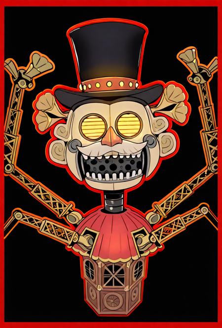 Big Top Music Man -- FNAF / Five Nights at Freddy's Secret Of The Mimic SOTM Illust